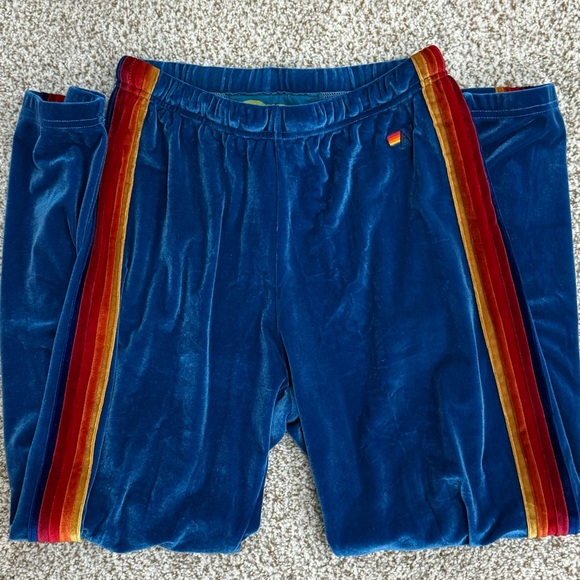 Aviator Nation Velvet Relaxed Zip Hoodie and Classic Sweatpants set - Picture 12 of 13